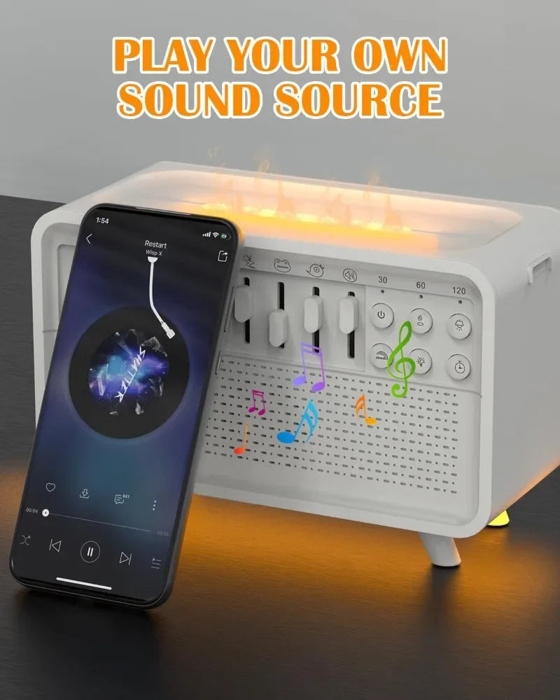 3 in 1 Bluetooth Speaker (White Noise/Sleep Night/Light Humidifier)