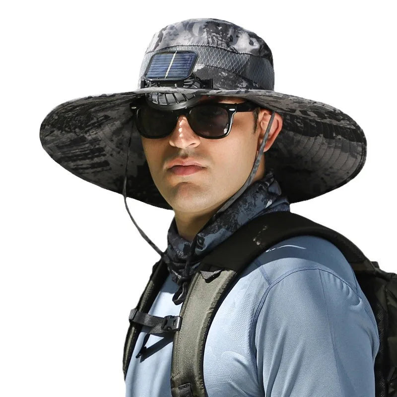 Hat with fans - Solar cap