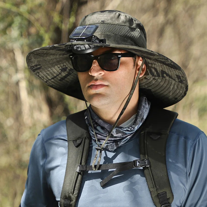 Hat with fans - Solar cap