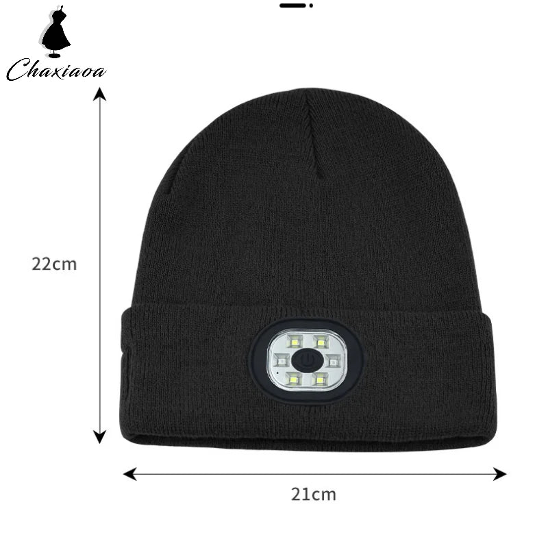 Beanie with LED Light
