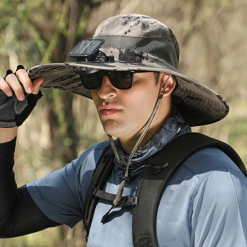 Hat with fans - Solar cap