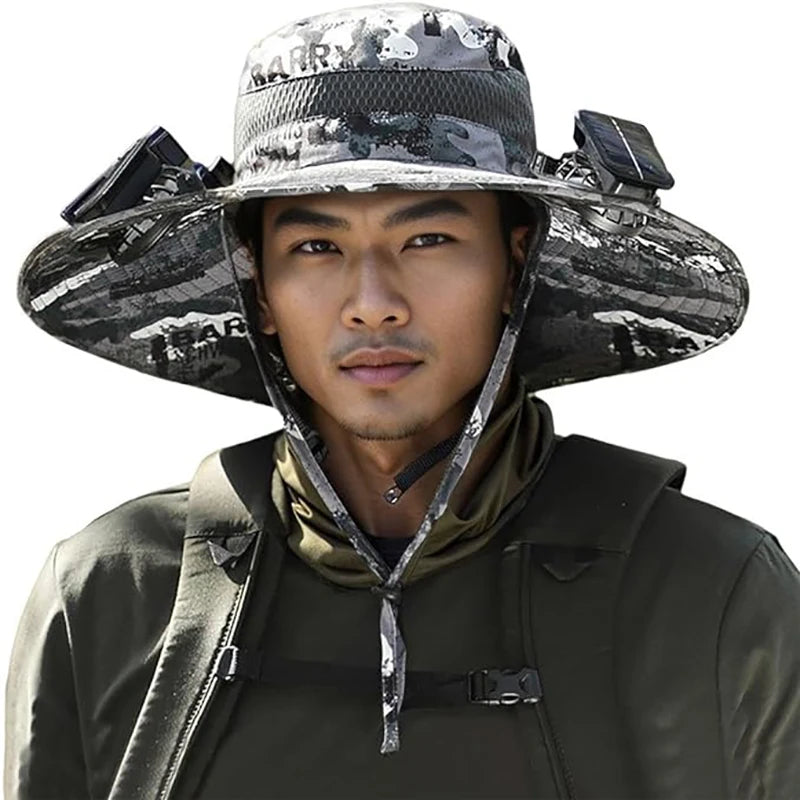 Hat with fans - Solar cap