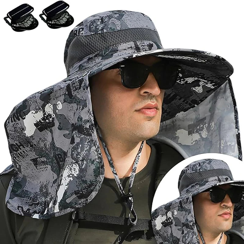 Hat with fans - Solar cap