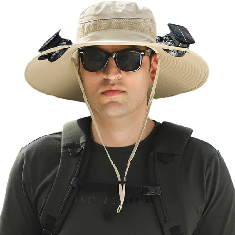 Hat with fans - Solar cap