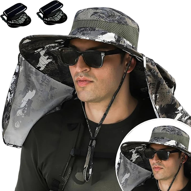 Hat with fans - Solar cap