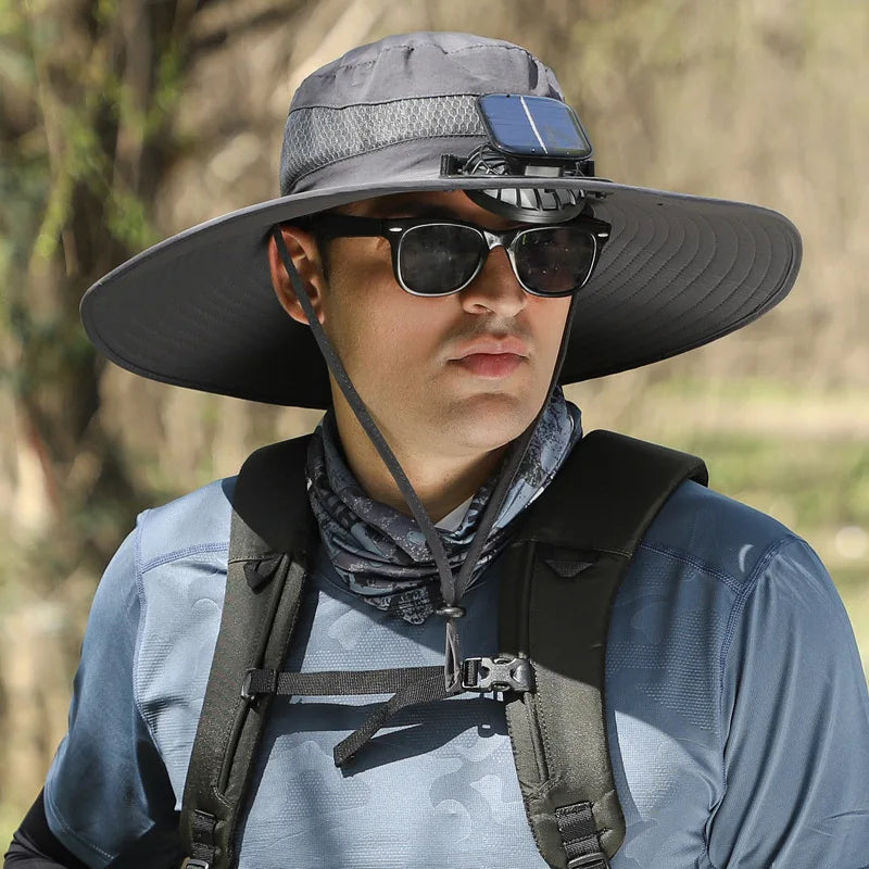 Hat with fans - Solar cap