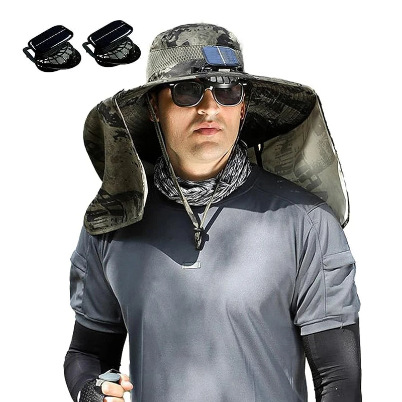 Hat with fans - Solar cap