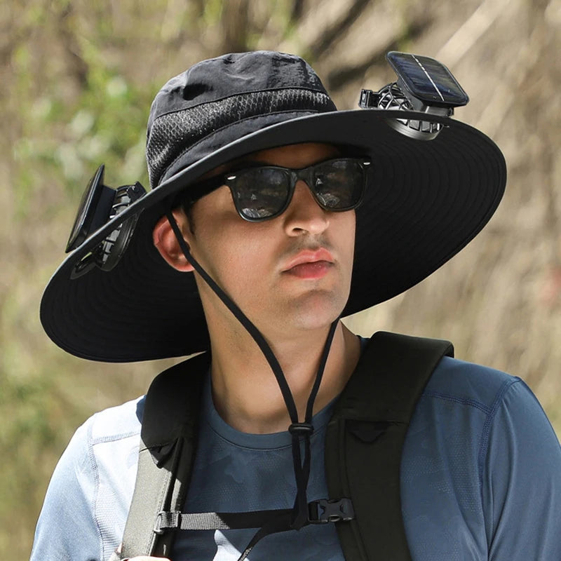 Hat with fans - Solar cap