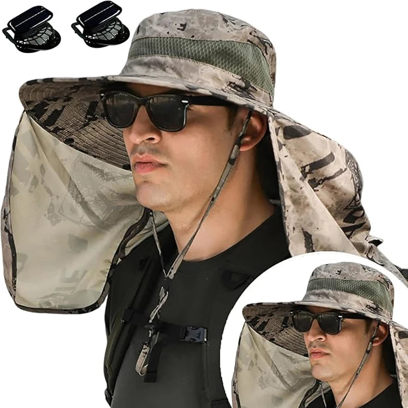 Hat with fans - Solar cap