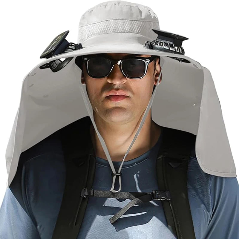 Hat with fans - Solar cap