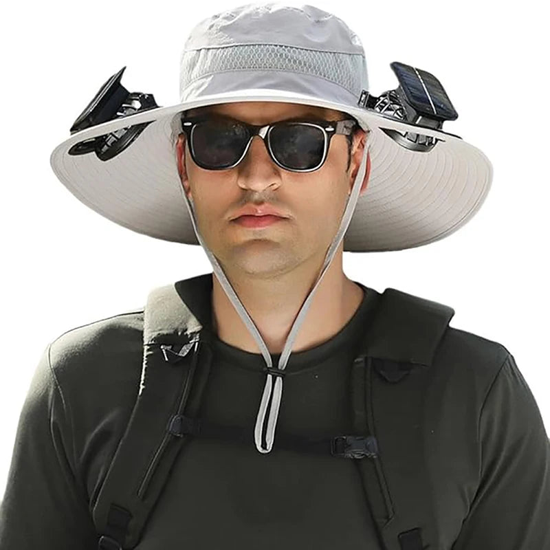 Hat with fans - Solar cap