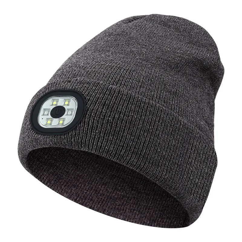 Beanie with LED Light