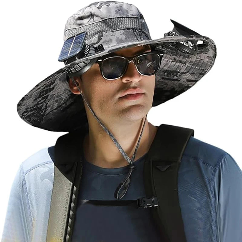 Hat with fans - Solar cap