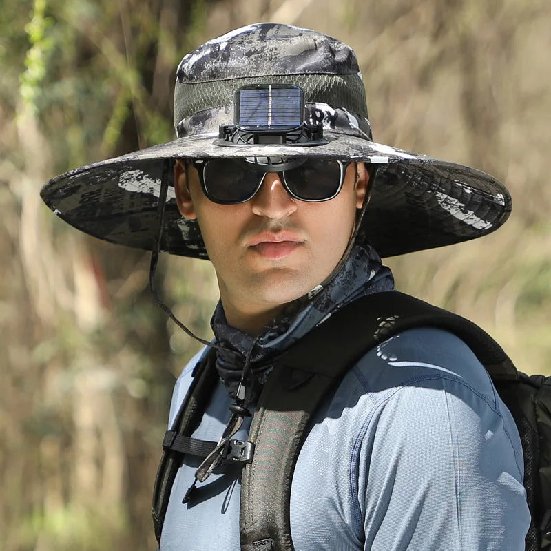Hat with fans - Solar cap