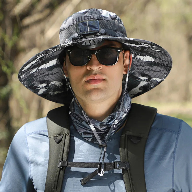 Hat with fans - Solar cap