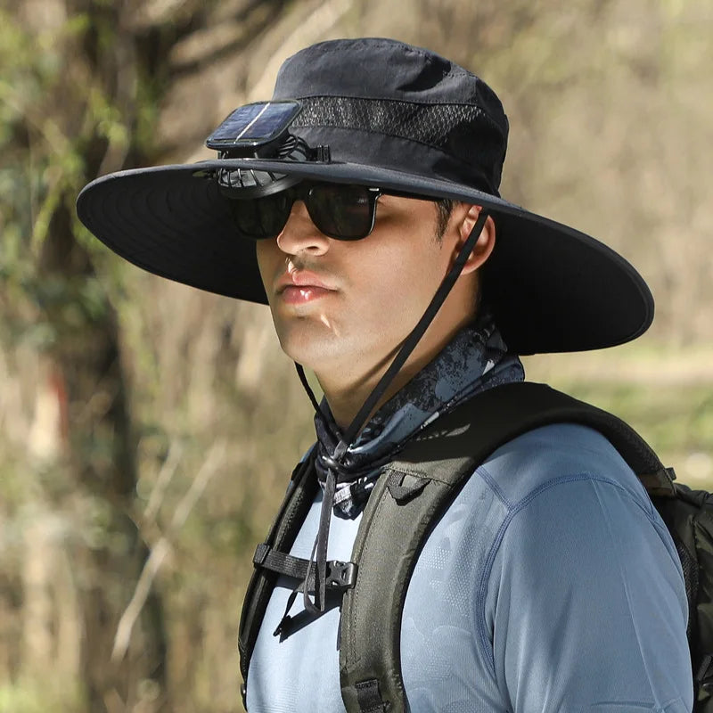 Hat with fans - Solar cap