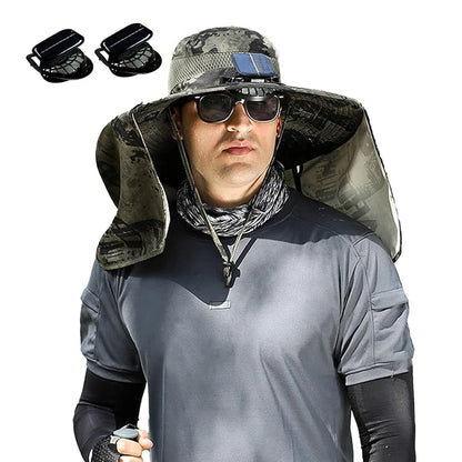 Hat with fans - Solar cap