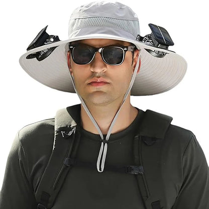 Hat with fans - Solar cap