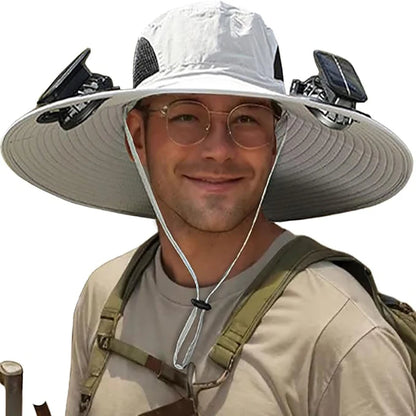 Hat with fans - Solar cap