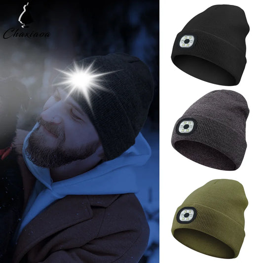 Beanie with LED Light